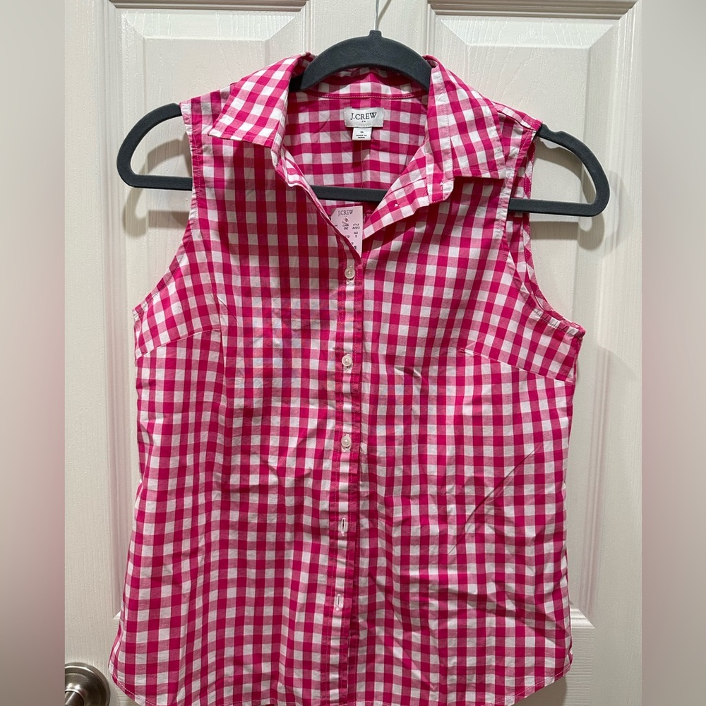 J Crew sleeveless top